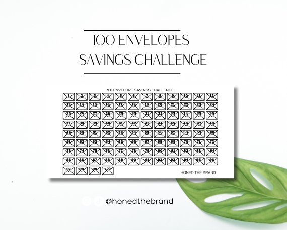 Digital 100 Envelope Savings Challenge
