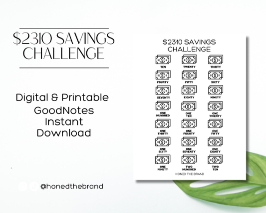Digital $2310 Savings Challenge