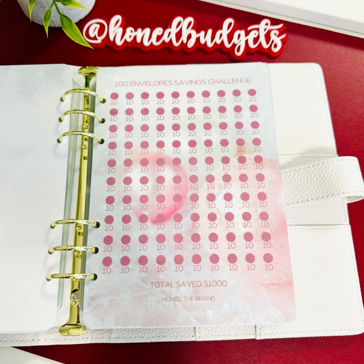 Christmas 100 Envelopes Savings Challenge Binder