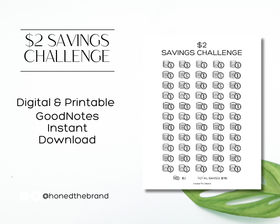 Digital $2 Savings Challenge