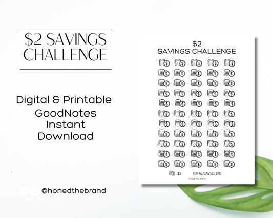 Digital $2 Savings Challenge