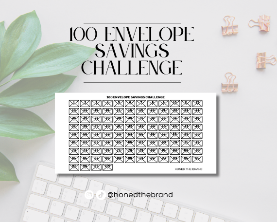 Digital 100 Envelope Savings Challenge