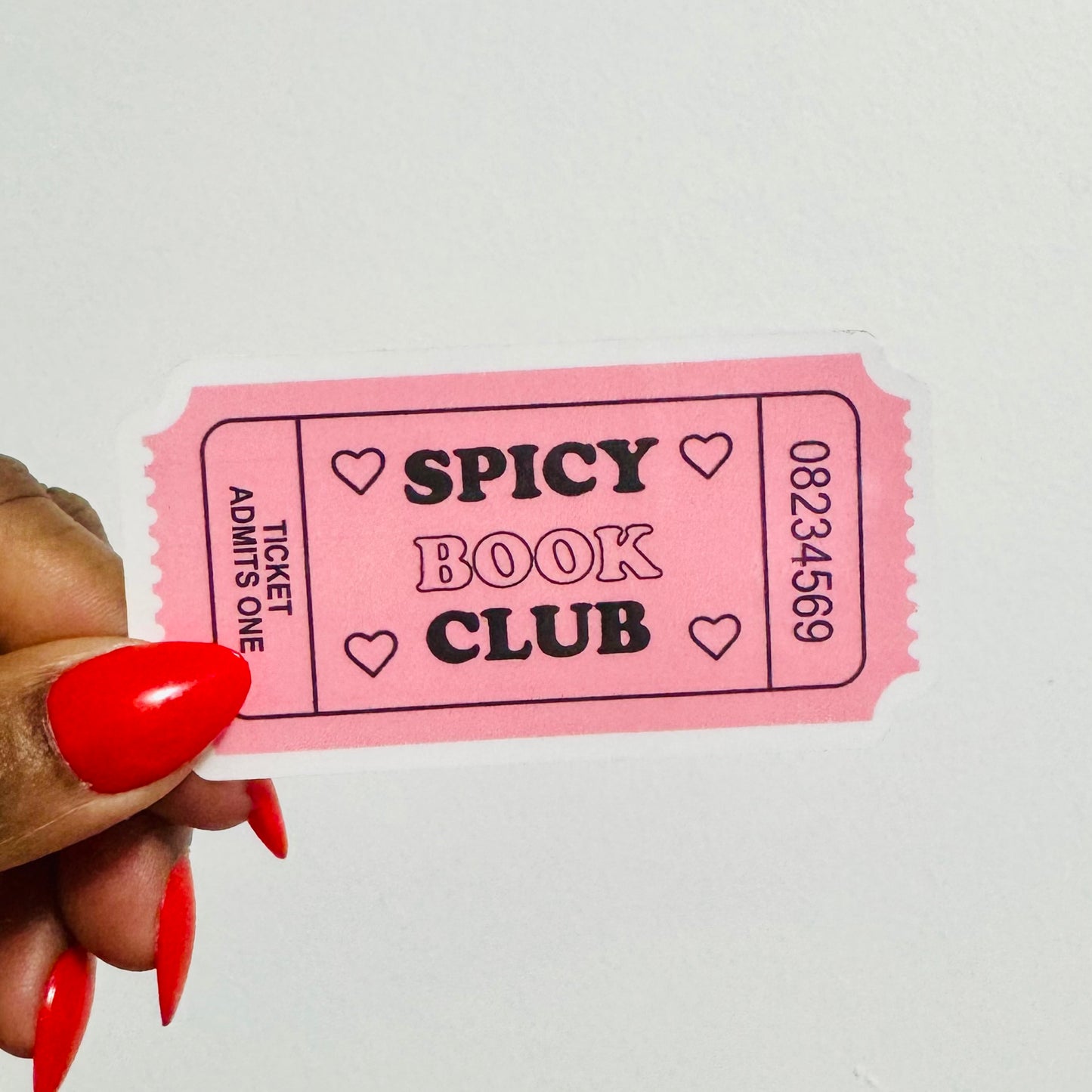 Spicy Book Club Sticker