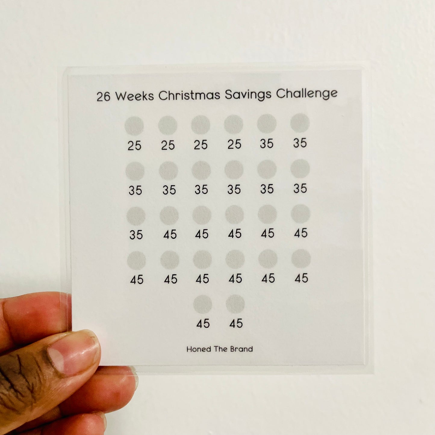 26 Envelopes Savings Challenge Box