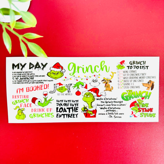 Grinch's Day Decal