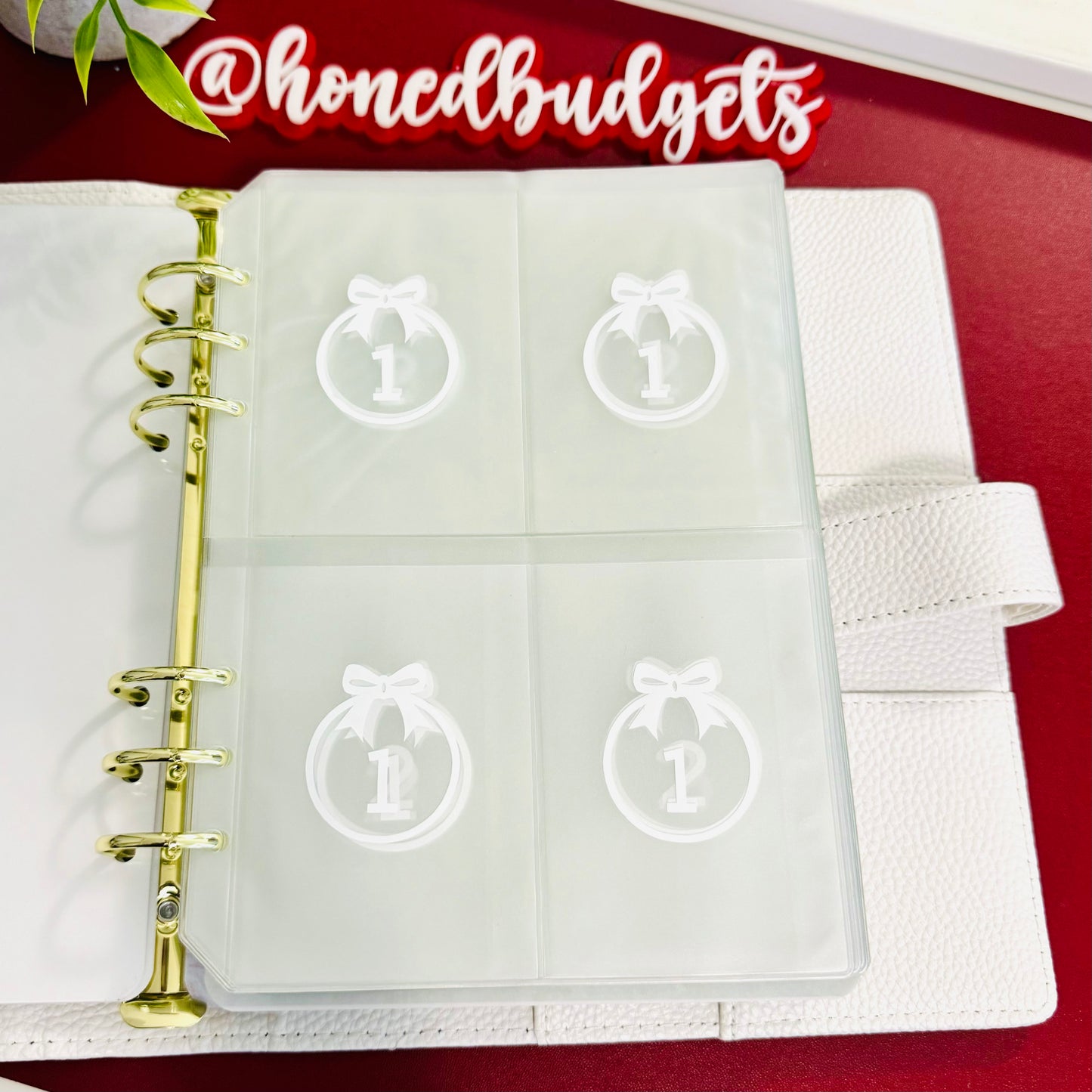 Christmas 100 Envelopes Savings Challenge Binder