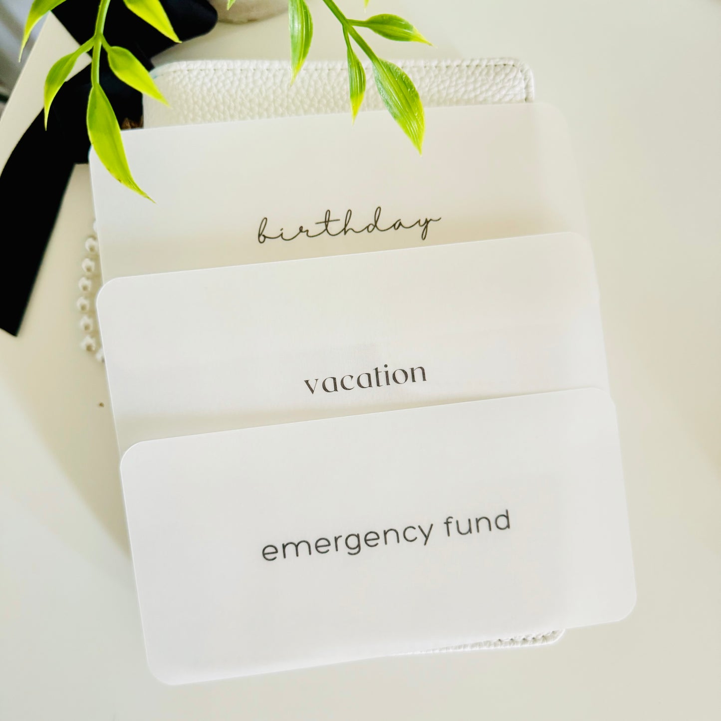 Custom Cash Envelope Insert