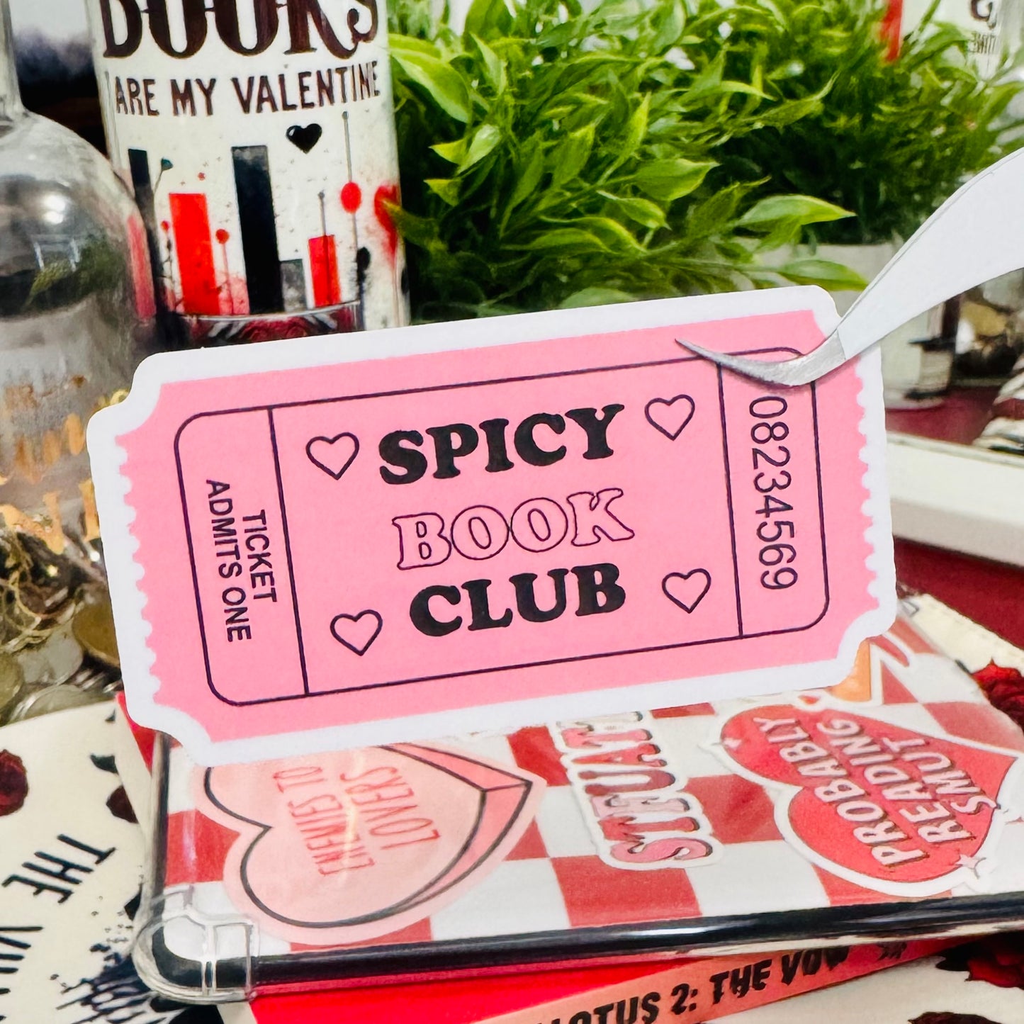 Spicy Book Club Sticker