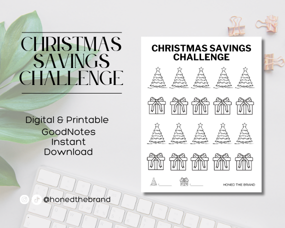 Digital Christmas Savings Challenge