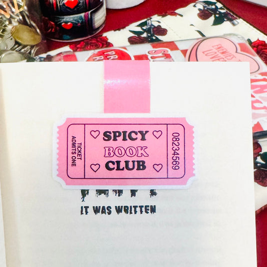 Spicy Book Club Magnetic Bookmark