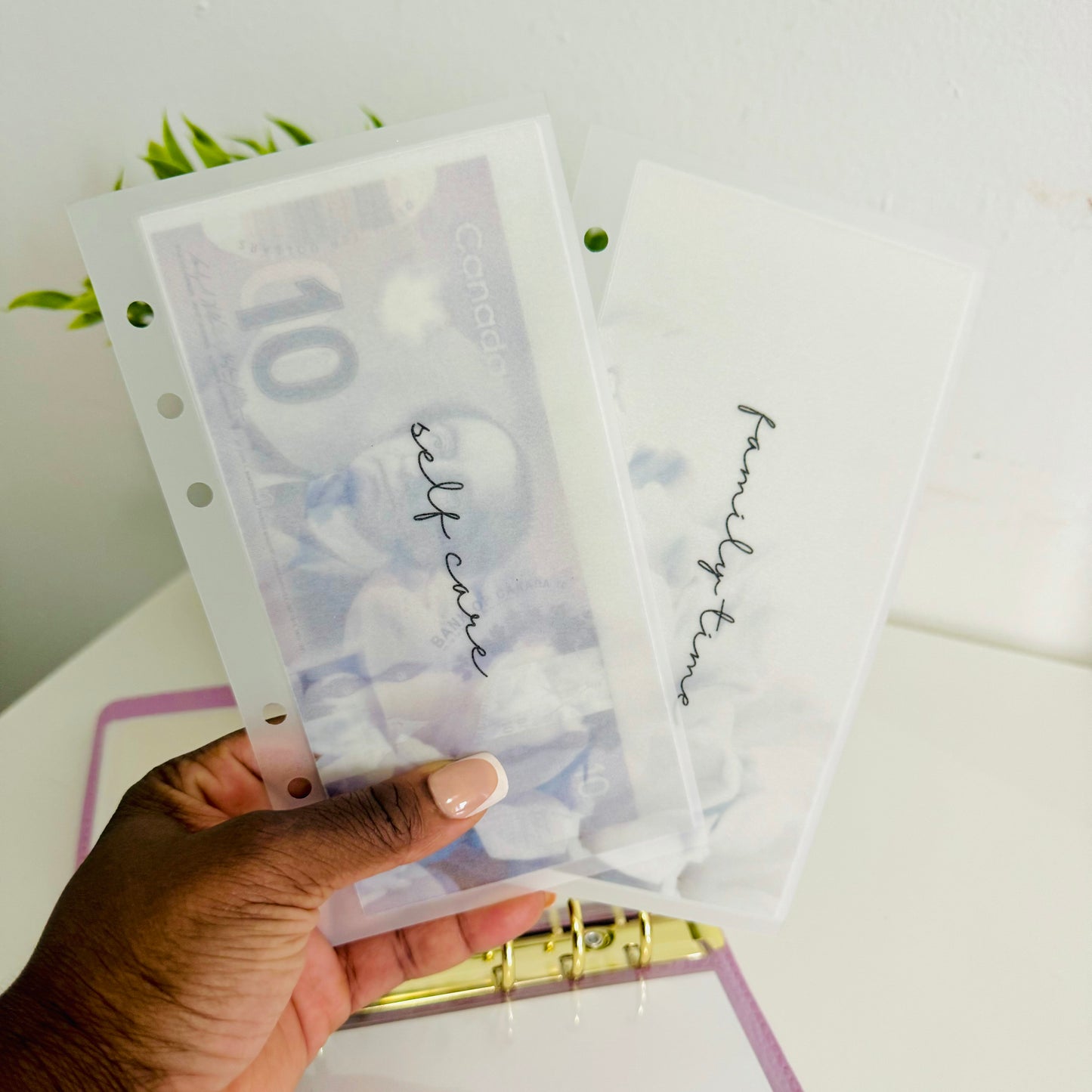 Hyacinth Matte Vellum Cash Envelopes